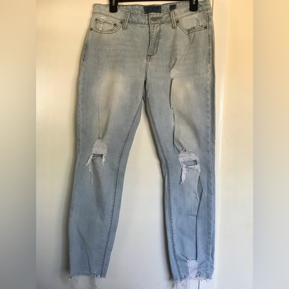 Vintage LUCKY BRAND  🍀AMERICA’S FAVORITE  size 10/30 Long Lolita  skinny leg